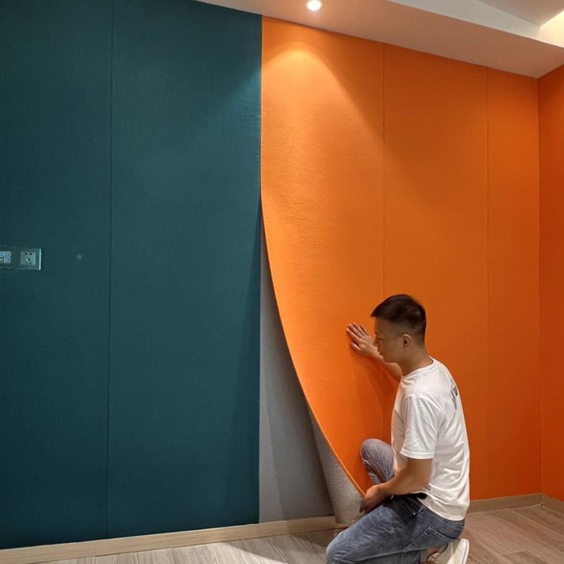 墙布自加厚客厅防卧室潮壁布视背景墙纸墙板装饰电壁纸粘防水2663