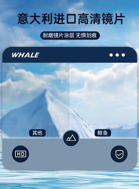 HALE清磁吸SNOW7000W翻盖滑雪镜护目女柱面雪镜透气高防雾男滑雪