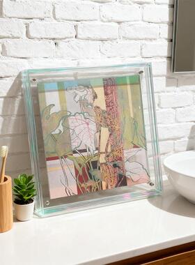 卫画生间上防水挂轻奢免高级感打孔浴室DHHD厕所洗手间马桶方装饰