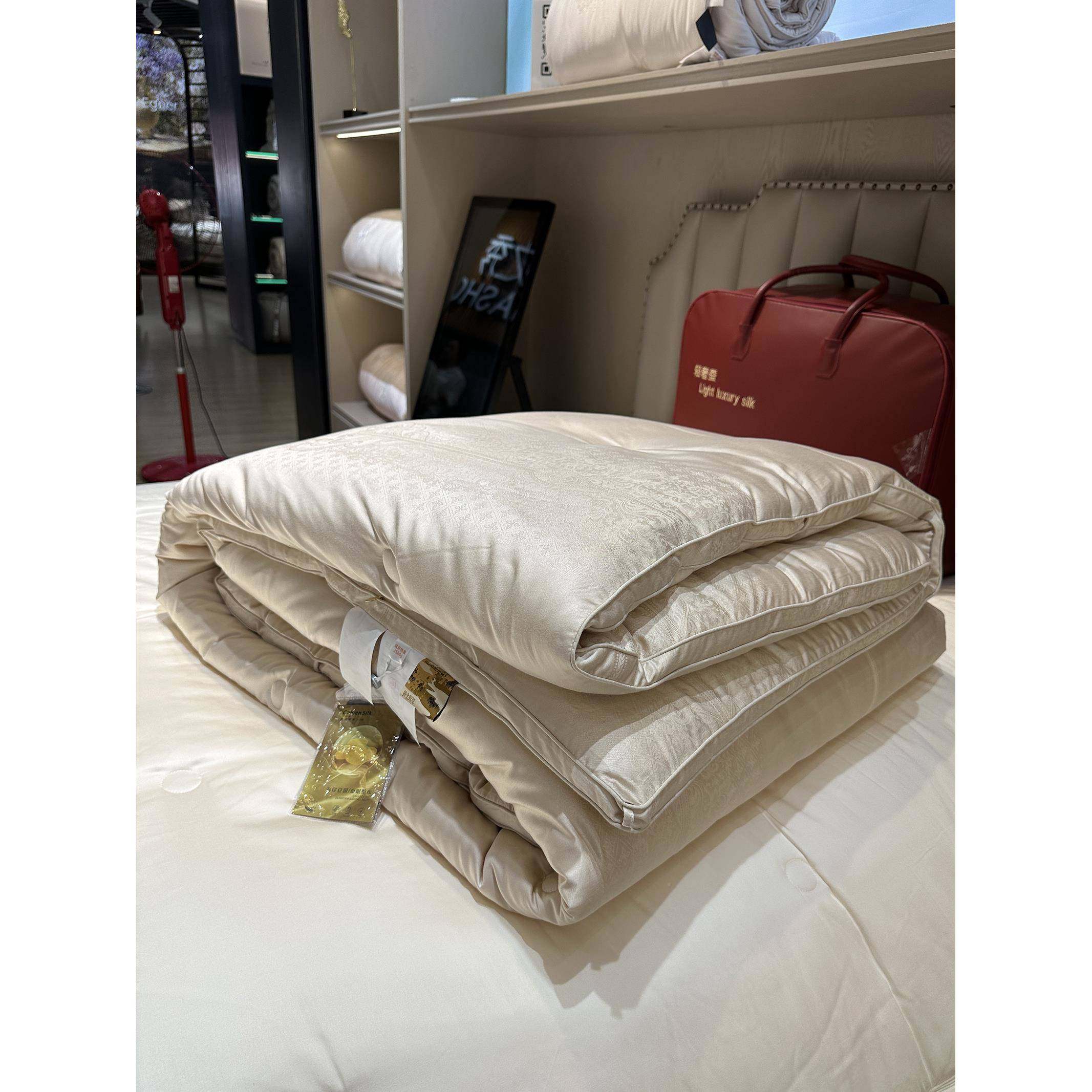 商场80s天YAO丝棉10%桑芯蚕丝双0萃大豆纤维冬加厚保暖棉被8斤9被,床上用品,化纤被,淘宝优惠券,粉丝福利购,淘宝优惠卷