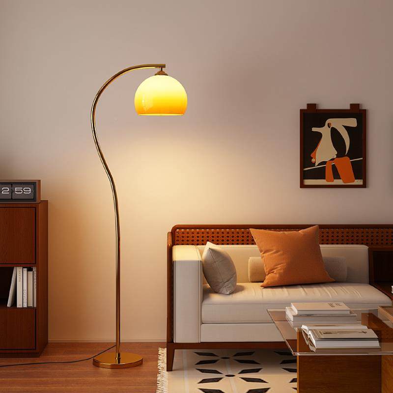 TA-496落地灯法式古风件厅卧室高级感轻奢沙发旁摆意中式极简客氛