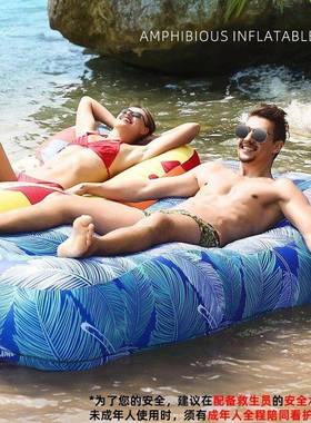 充气沙发户外野营充音乐节速懒便人充气L10d沙发户外气床旅快行携