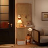 新玄中式 XT02T 屏风户正对门隔断客厅聚财关遮挡藤编格栅堂风置WZ