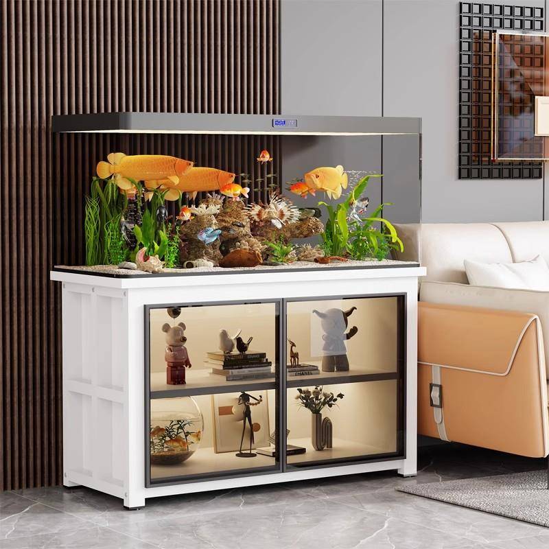家底DR用轻鱼缸柜鱼缸柜隔断鱼缸物架奢浴缸架底座水置族箱底座定
