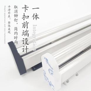 源厂家头式 架 按压自弹安全滑压轨衣柜衣帽间按伸缩收纳裤