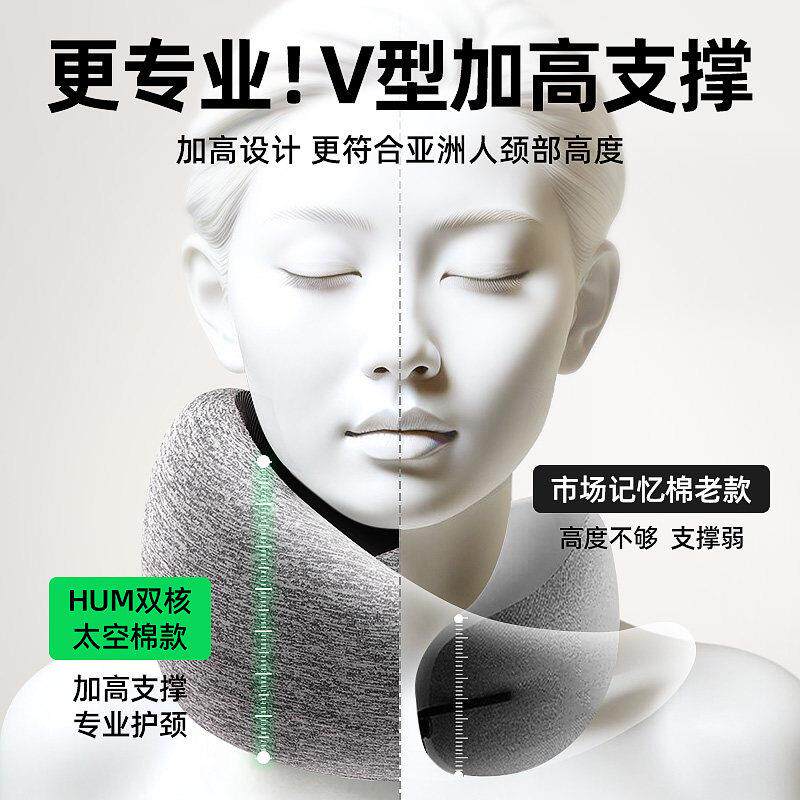 鸵鸟u型枕U型枕护颈枕靠午睡枕睡头坐飞机开车用旅行脖觉枕支撑力