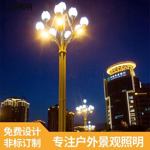 芙蓉中华灯户外景观灯厂家文旅发光路灯设计复古路灯大型场地