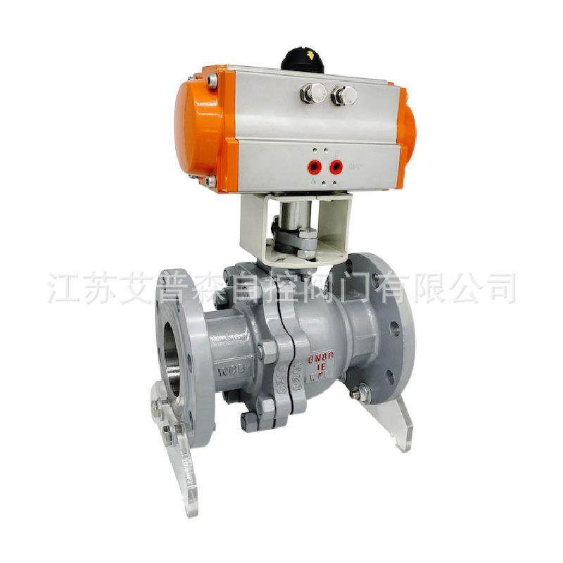 Q641F-16CQ641F-25C气动铸钢高温导热油蒸汽法兰球阀