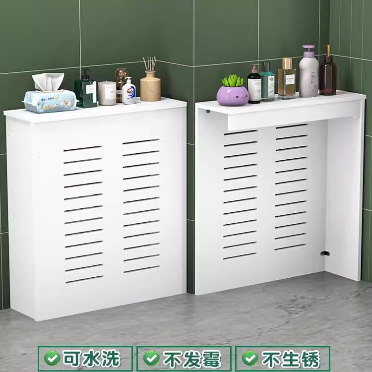 地暖分水器遮挡柜防水三面阀门水表管道遮丑柜子老式暖气片遮挡罩
