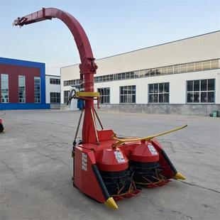 养殖饲料收割粉碎青储机全自动玉米秸秆收割机履带圆盘青储机厂家