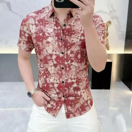 梵诗轻奢严选4夏季新款轻奢短袖衬衫商务休闲潮流时尚百搭翻领T恤