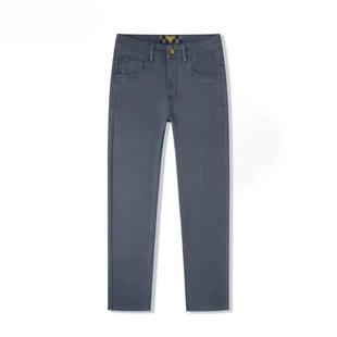 弹力合体直 品质百搭男牛仔裤 墨然轻奢时尚 f潮流岩石灰Is秋冬新款