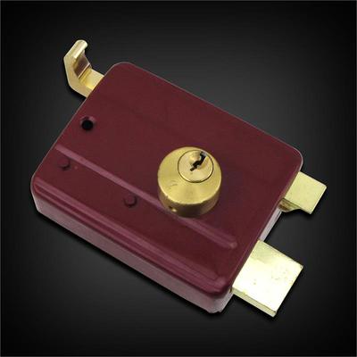 包邮固力锁556老式铁门木门房门锁芯纯铜家用通用型暗锁双舌门锁