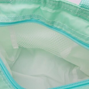 绿色圆点饭盒袋  饭盒包 保冷便当包带冰袋 防水轻便饭盒兜