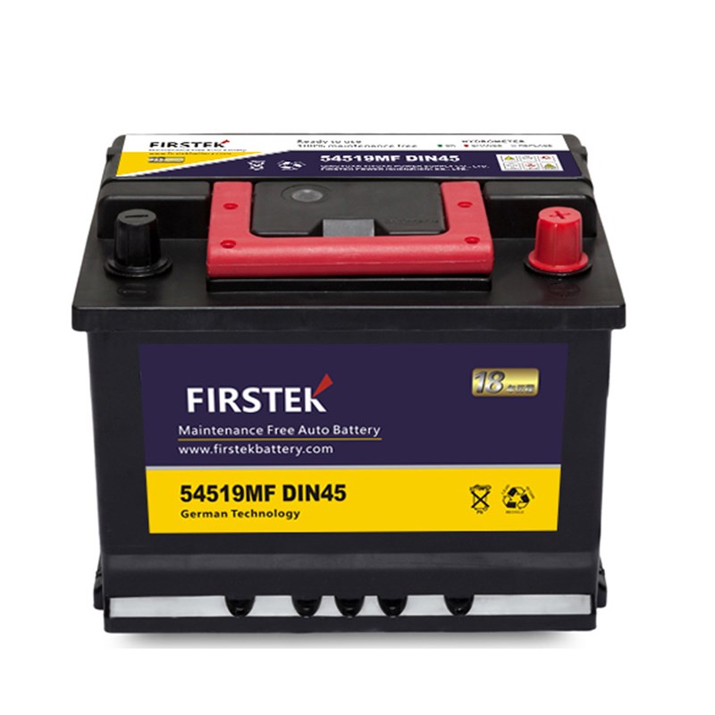 亿源汽车电池 54519MF/DIN45MF 12VB45AH DIN MF Car batteries