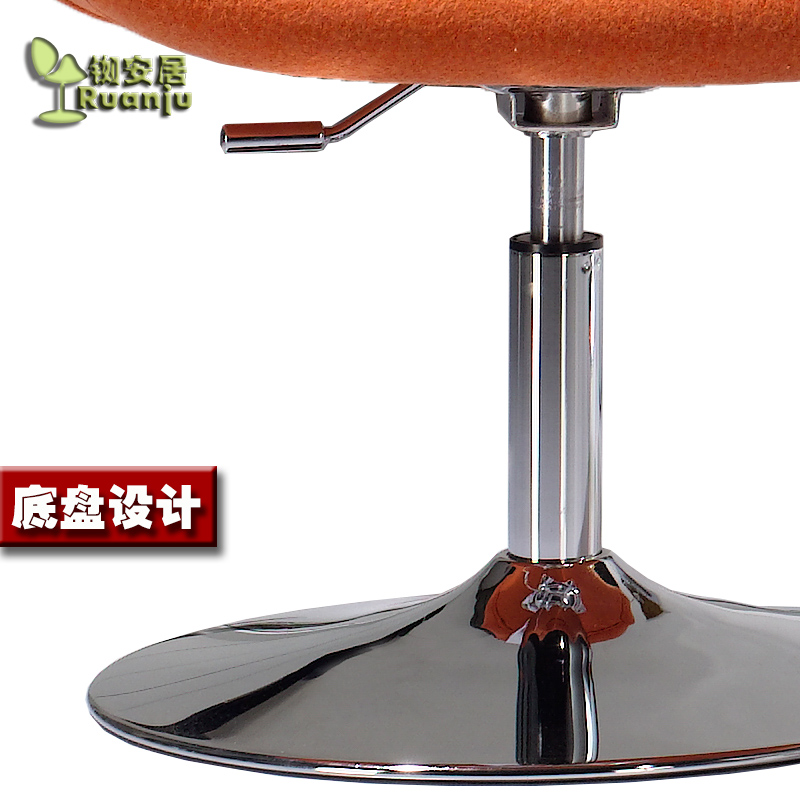 现代新款时尚升降沙发布艺休闲椅办公椅电脑接待洽谈椅前台椅B191