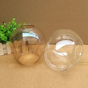 灯具分子灯玻璃灯罩魔豆客厅吊灯罩烟灰色干邑色灯罩外壳