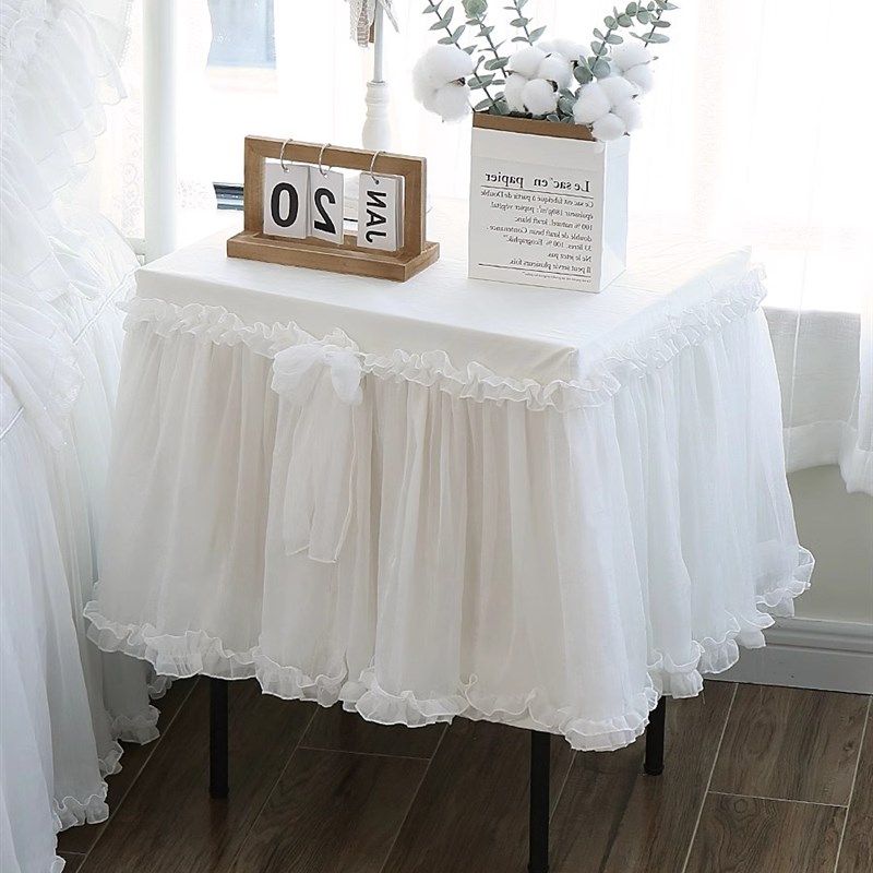 蕾丝床头柜盖布家用卧室床头柜防尘罩多用盖巾通用in风,居家布艺,床头柜盖布,淘宝优惠券,粉丝福利购,淘宝优惠卷