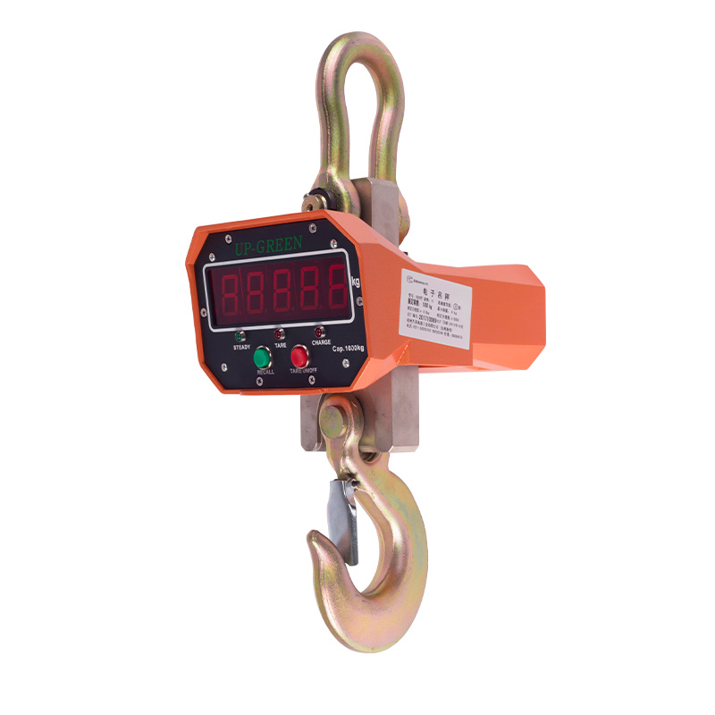 杭州万泰UPW电子吊钩秤吊磅高精度品质钢材吊称1T2TT5T10T带遥控