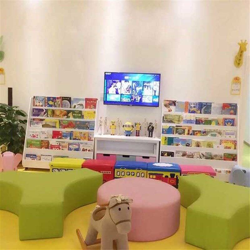 早教中心母婴创意凳商场大厅休息酒店沙发现代等待沙发休息