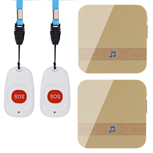 二拖二老呼叫器一键呼救小孩孕妇护理紧急警报呼叫门铃