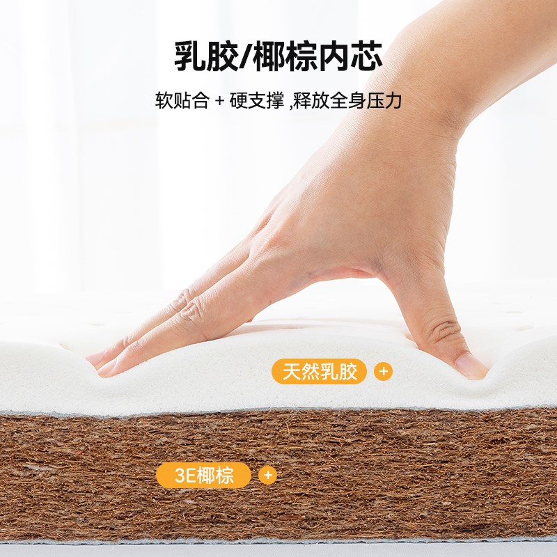 2024新款高端专业定制椰棕乳胶垫加厚加硬实木沙发垫子靠背可拆洗