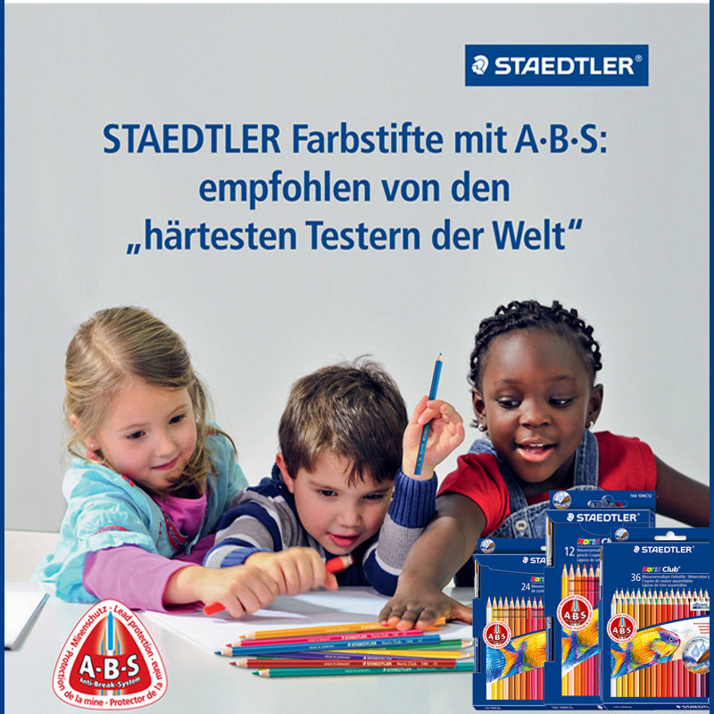 德国施德楼水溶性彩铅 ND彩色铅笔水溶油性彩铅色手绘彩铅色彩铅