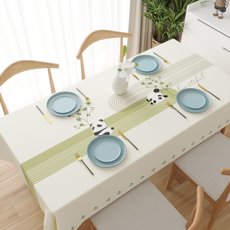 小羊皮桌布防水免洗桌面台布高级感餐桌布小新茶几桌布in风