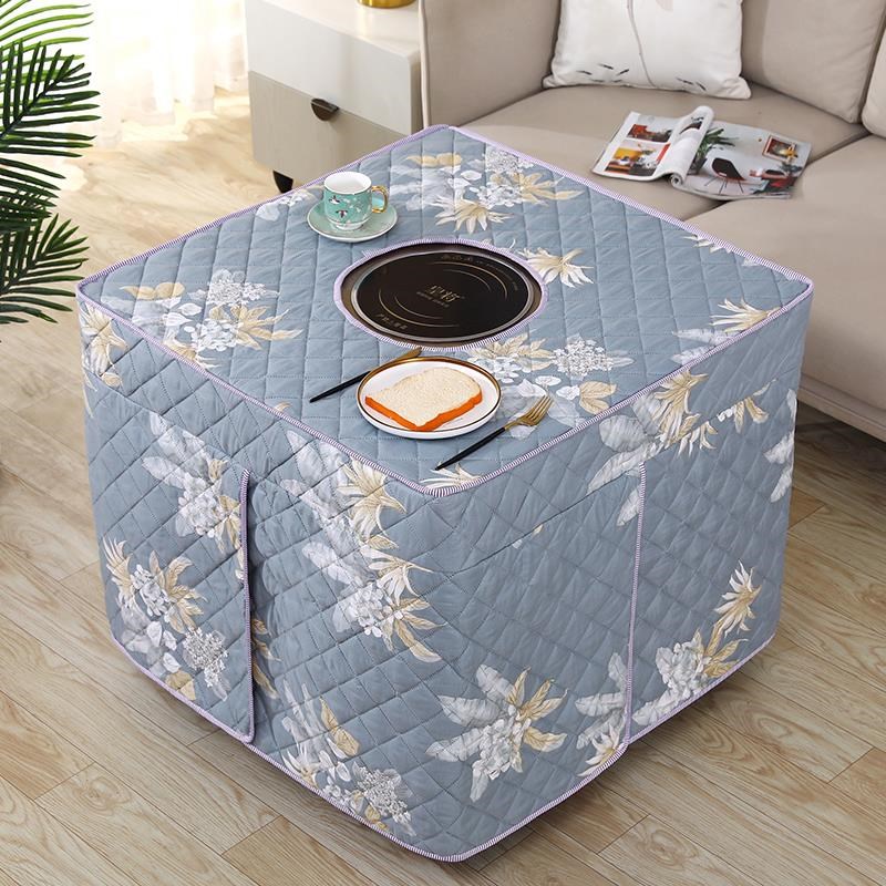 新款烤火桌罩电炉罩正方形家用烤火罩电暖炉罩子炉子取暖桌罩