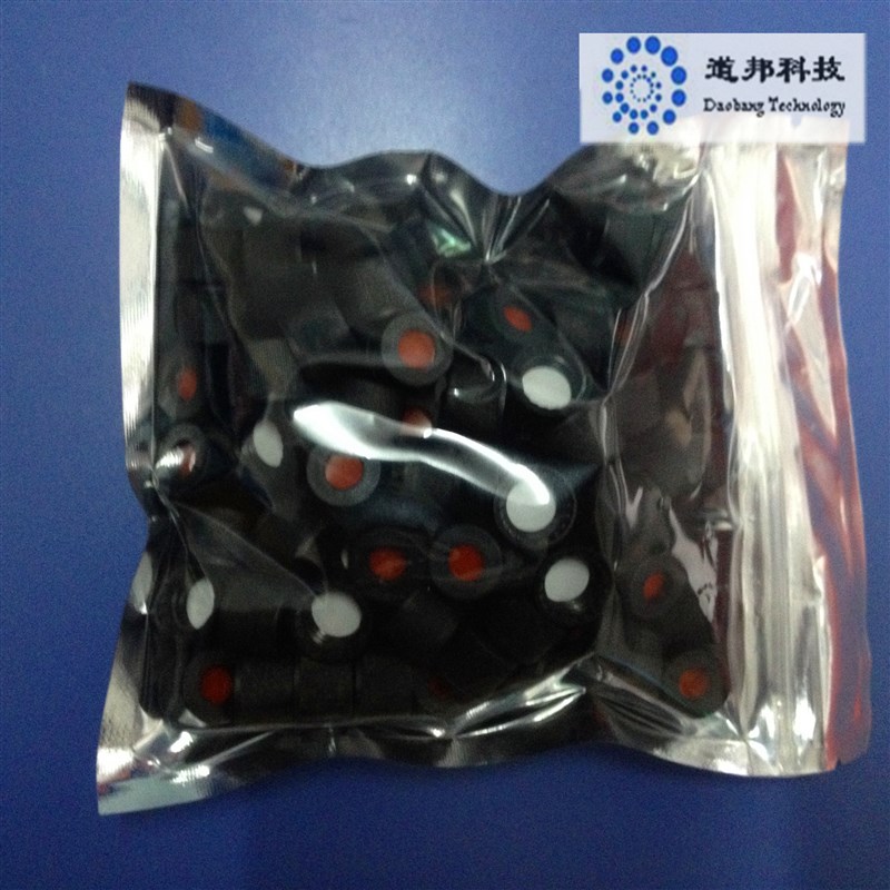 2mL岛津进样瓶盖 含垫片 螺纹瓶开口盖垫 色谱溶剂解吸样品瓶盖垫