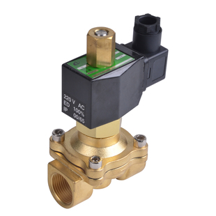 DC24V 常开4分电磁阀水阀气阀2W160 AC220V