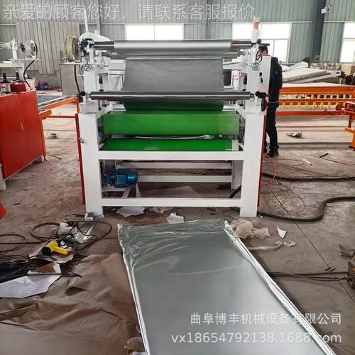 pet平高光木饰面板贴透防覆膜机膜机 晶钢门覆膜机 污防刮明保护