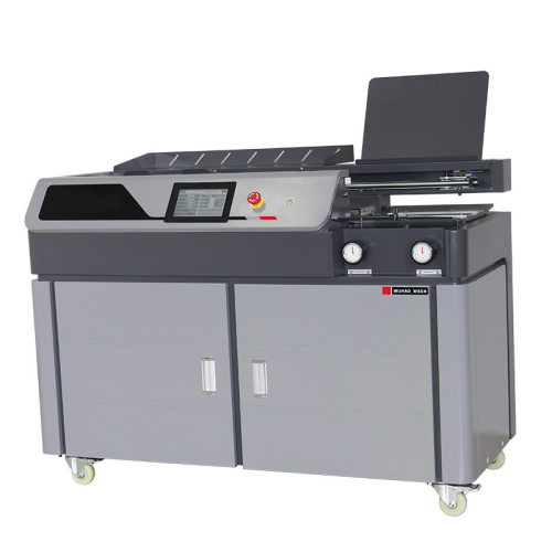 HL-M60-A4智能变频胶装机  单胶轮带侧胶 制本长度320MM