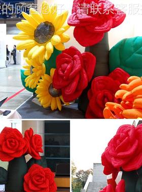 充气仿真水果模型充气西充气瓜E桃子充气充60719花气LD灯光花充气