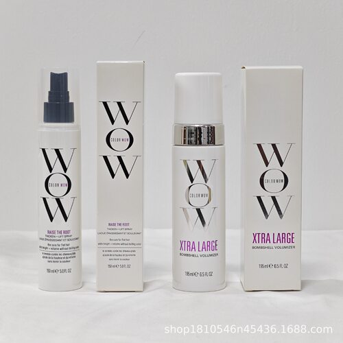 跨境COLOR WOW XTRA LARGE 头发蓬松增厚造型热保护泡沫慕斯195ml