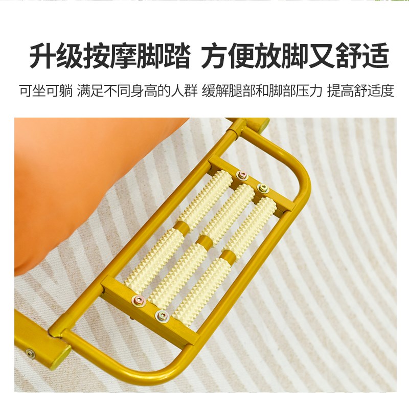 摇椅躺椅单人阳台懒人沙发椅休闲午睡椅折叠躺睡家用摇摇椅