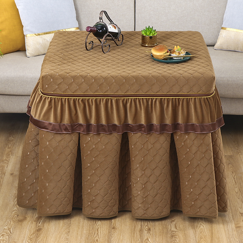 新款烤火桌罩电炉罩正方形家用电暖炉罩子炉子麻将机取暖桌罩