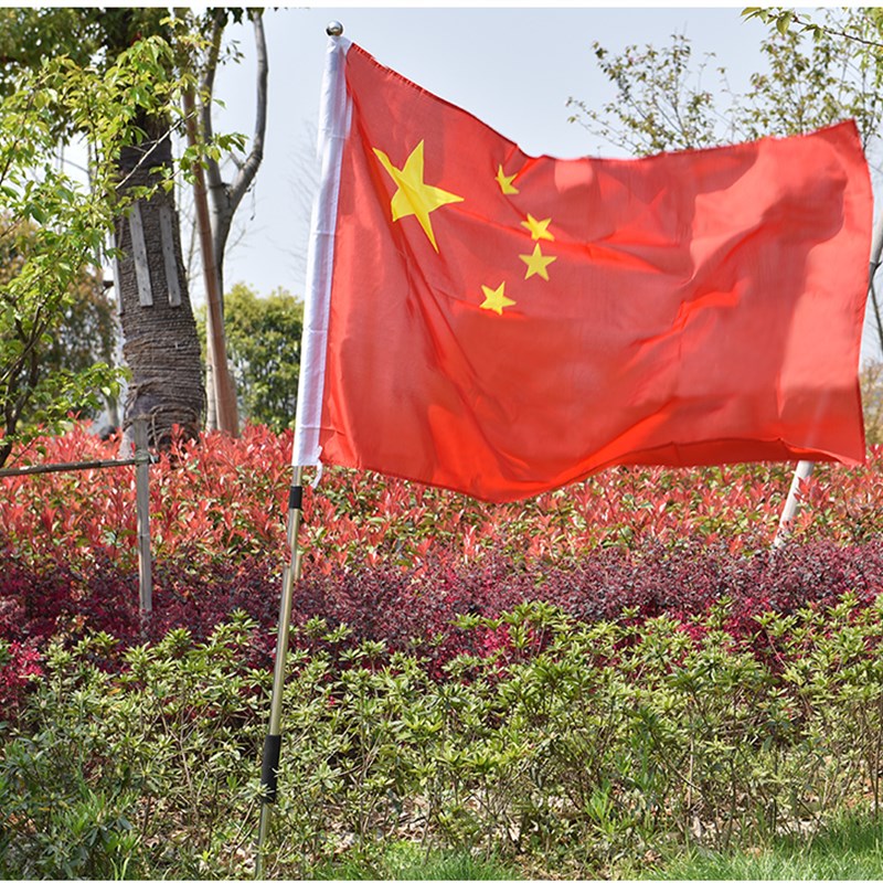 豪华伸缩旗杆米手摇旗杆加厚不锈钢旗杆国旗杆子配号旗广东发