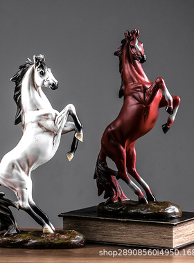 马到成功家居乔迁业礼品客厅办公室书房商务装饰工艺装饰品