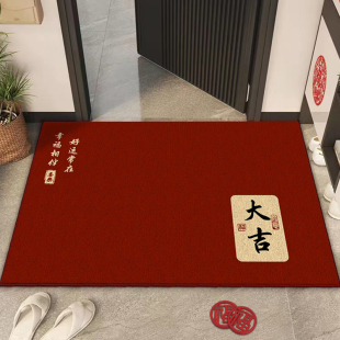 龙年地垫入户门垫门口进门玄关地毯大门家用防滑脚踏垫 高级感新款