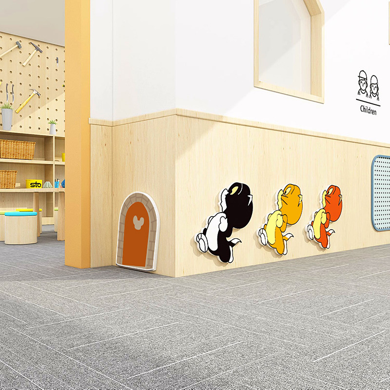 卡通动物墙男生儿童房间布置装饰画小女孩卧室改造背景墙面壁纸,家居饰品,软装墙贴,淘宝优惠券,粉丝福利购,淘宝优惠卷