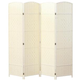 简易办公室屏风隔断墙客厅折叠移动出租房布帘推拉伸缩玄关屏风