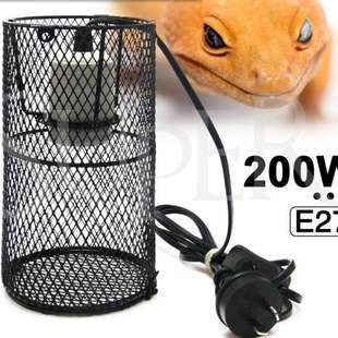 200 w E27爬行动物陶瓷灯座热灯泡开关笼子里的宠物孵卵器加热灯