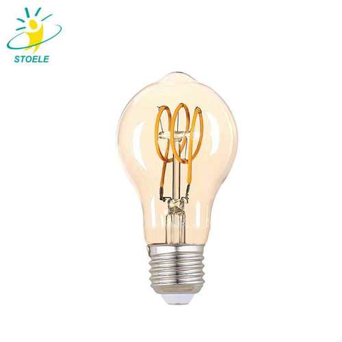 复古爱迪生灯泡40W E27螺口钨丝灯泡奶嘴型 4WLED爱迪生灯泡