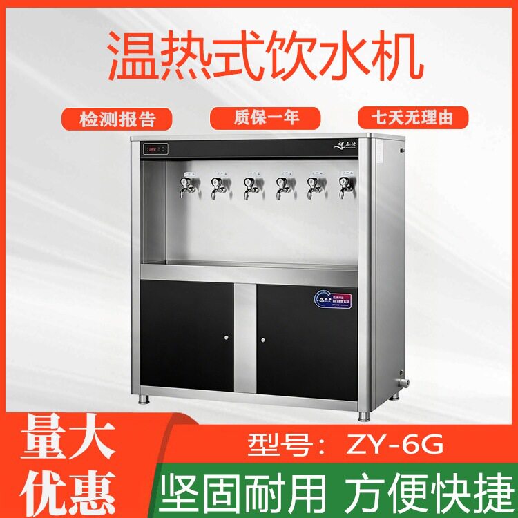 商用立式幼儿园开水器ZY-6G温热式饮水机幼儿园校园系列直饮机