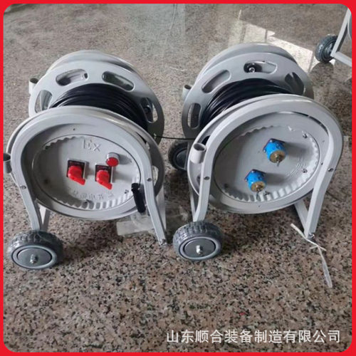 带漏电防爆电缆线盘铸铝合金电缆线盘重量轻移动防爆电缆线盘