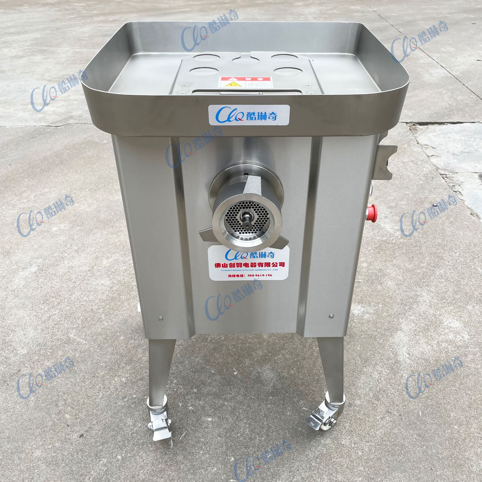 土豆紫薯绞泥机 全自动电动立式快速猪肉牛肉灌肠前期加工绞肉机