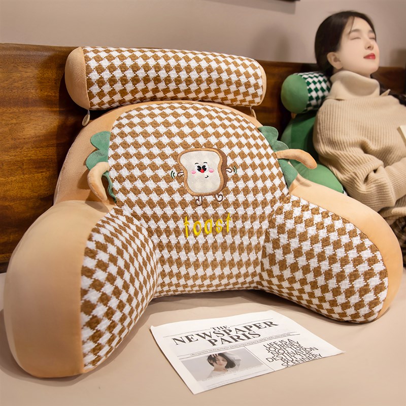 夏季床头靠垫软包护腰p靠枕靠背孕妇沙发宿舍老人床上看书颈椎枕