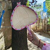 夏季 古风 蒲扇天然手工男女草编手摇宝宝纳凉扇子驱蚊随身粽叶老式