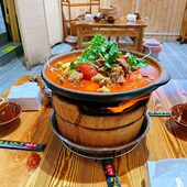 火锅打边炉专用燃料盒铜火锅不锈钢环保耐烧油矿物油牛杂火锅商场